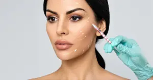 Hyperdilute Radiesse results revealing tighter and rejuvenated skin appearance in Ashburn, VA at Amy Aesthetics